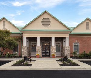 The exterior of the renovated existing building for the Blount County Chamber.