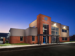 A rendered image of the Boys and Girls Club.
