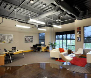 A newly renovated office space designed and build for Efficience.