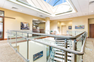 An interior view of Beverage Control's new headquarters.