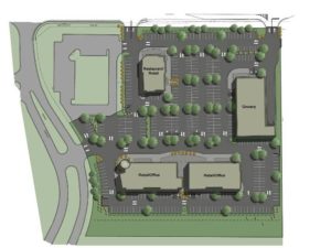 The site plan for Henderson Parkway.
