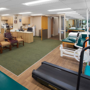 An interior view of the Hovis Orthopedic Clinic.