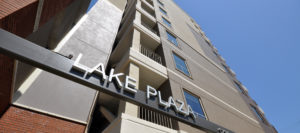 An exterior view of Lake Plaza.