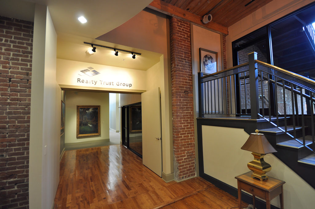 An interior view of the newly renovated PYA building,