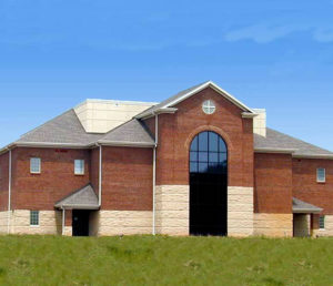 An exterior view of Westlake Baptist Church after their redesign.