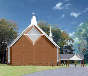 A rendering of the expansion of Wooddale Free Will Baptist Church