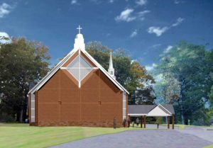 A rendering of the addition planned to be made to Wooddale Free Will Baptist Church.