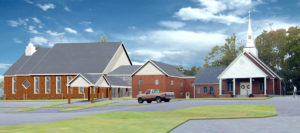 An expansion made by masterplanning and conceptual design studies to guide this church in growth.