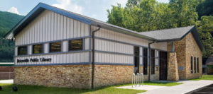 The exterior of the newly built Briceville Public Library.