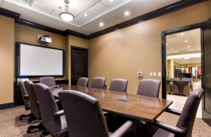 A conference room at the new Consumer Credit Union building