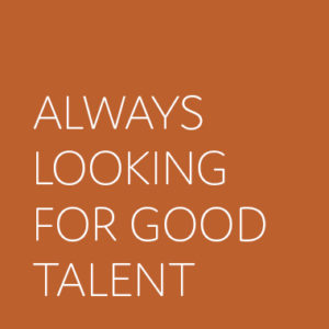 Always looking for talent at DIA.
